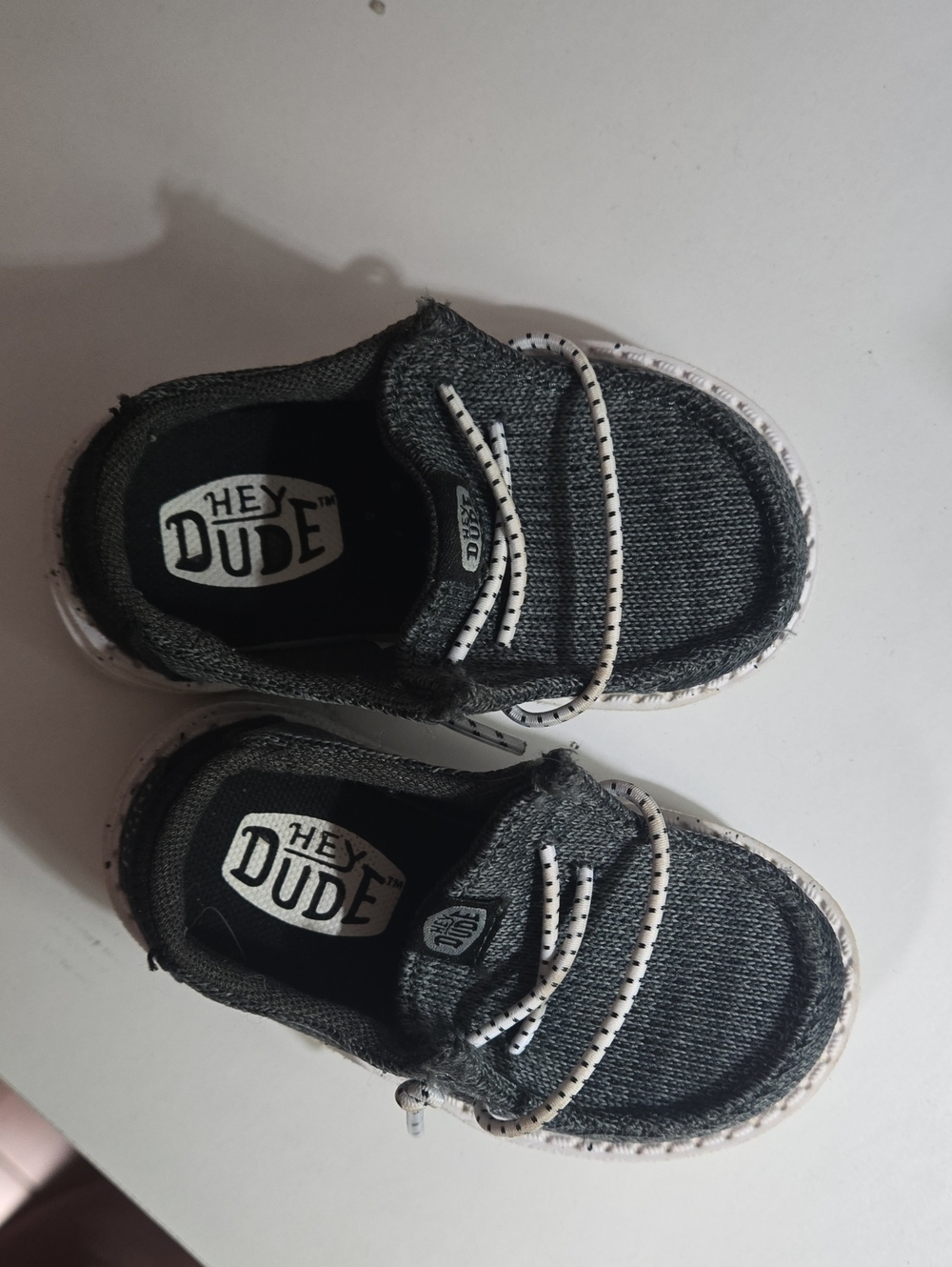 Hey Dude Kids Charcoal Knit Toddler 5